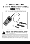 Cenix Digicom Cen-Tech 3.5 LCD 67980 User's Manual