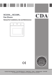 CDA SC220L User's Manual