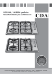 CDA HCG500 User's Manual