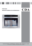 CDA FWV470 User's Manual