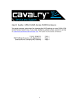 Cavalry Storage CADA-U32A User's Manual