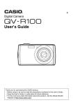 Casio QV-R100 User's Manual