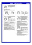 Casio MA0212-A User's Manual