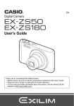 Casio EX-ZS50 Owner's Manual