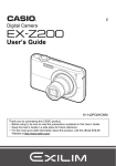 Casio EX-Z200 Owner's Manual