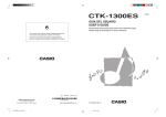 Casio CTK-1300ES Owner's Manual