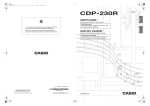 Casio CDP-230R Owner's Manual