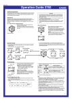 Casio Watch MO0407-EB User's Manual