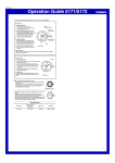 Casio Watch 5172 User's Manual