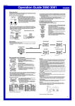 Casio Watch 3061 User's Manual