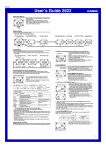 Casio Watch 2622 User's Manual