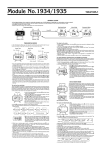 Casio Watch 1935 User's Manual