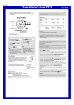 Casio Stopwatch MA1201-EA User's Manual