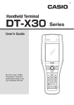 Casio DT-x30 User's Manual