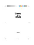 Casio G486VPB User's Manual