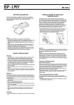 Casio BP-1MY-1 User's Manual