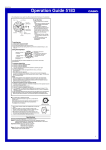 Casio 5183 User's Manual