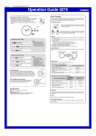 Casio 5275 User's Manual