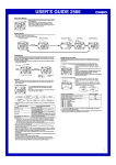 Casio 2566 User's Manual