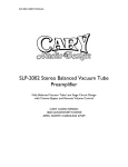 Cary Audio Design SLP-2002 User's Manual