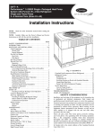 Carrier PERFORMANCE 50VT-A User's Manual