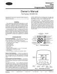 Carrier DEBONAIR 33CS User's Manual