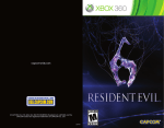 Capcom Resident Evil 6 13388330478 User's Manual