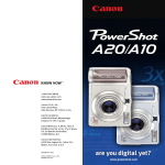 Canon SC A20 User's Manual