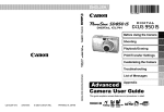 Canon SD850 User's Manual
