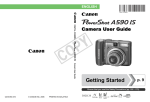 Canon A590 User's Manual