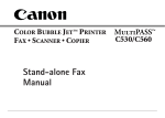 Canon MultiPASS C530 Owner's Manual