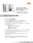 Canon LA DC52D User's Manual