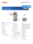 Canon C350iF Specification Sheet