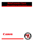 Canon imageRUNNER 1310 Owner's Manual