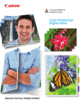 Canon imagePRESS C800/C700 Brochure
