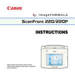 Canon 220P Owner's Manual