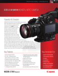 Canon C100 Product Brochure