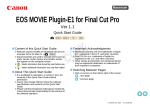Canon EOS-1D Quick Start Manual