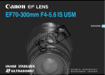 Canon EF70-300mm User's Manual