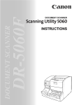 Canon DR-5060F Owner's Manual