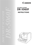 Canon DR-5060F Owner's Manual