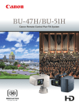 Canon BU-47H/BU-51H User's Manual