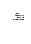 Canon MF8170c Software Guide