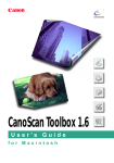 Canon CanoScan D1230UF Guide for Mac