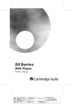 Cambridge Audio SERIES50 User's Manual