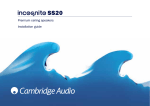 Cambridge Audio SS20 User's Manual