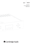 Cambridge Audio Azur 640H User's Manual