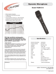 Califone PADM 510 User's Manual