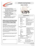 Califone 3132PLC User's Manual