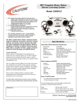 Califone 2385PLC User's Manual